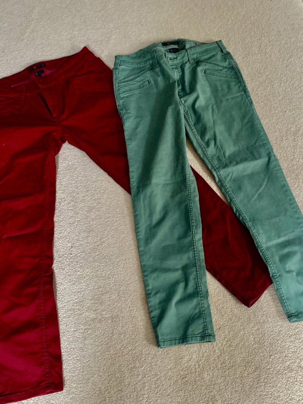 5.11 Tactical Wine and Hunter Green Jeans Size 14  Ne without tags